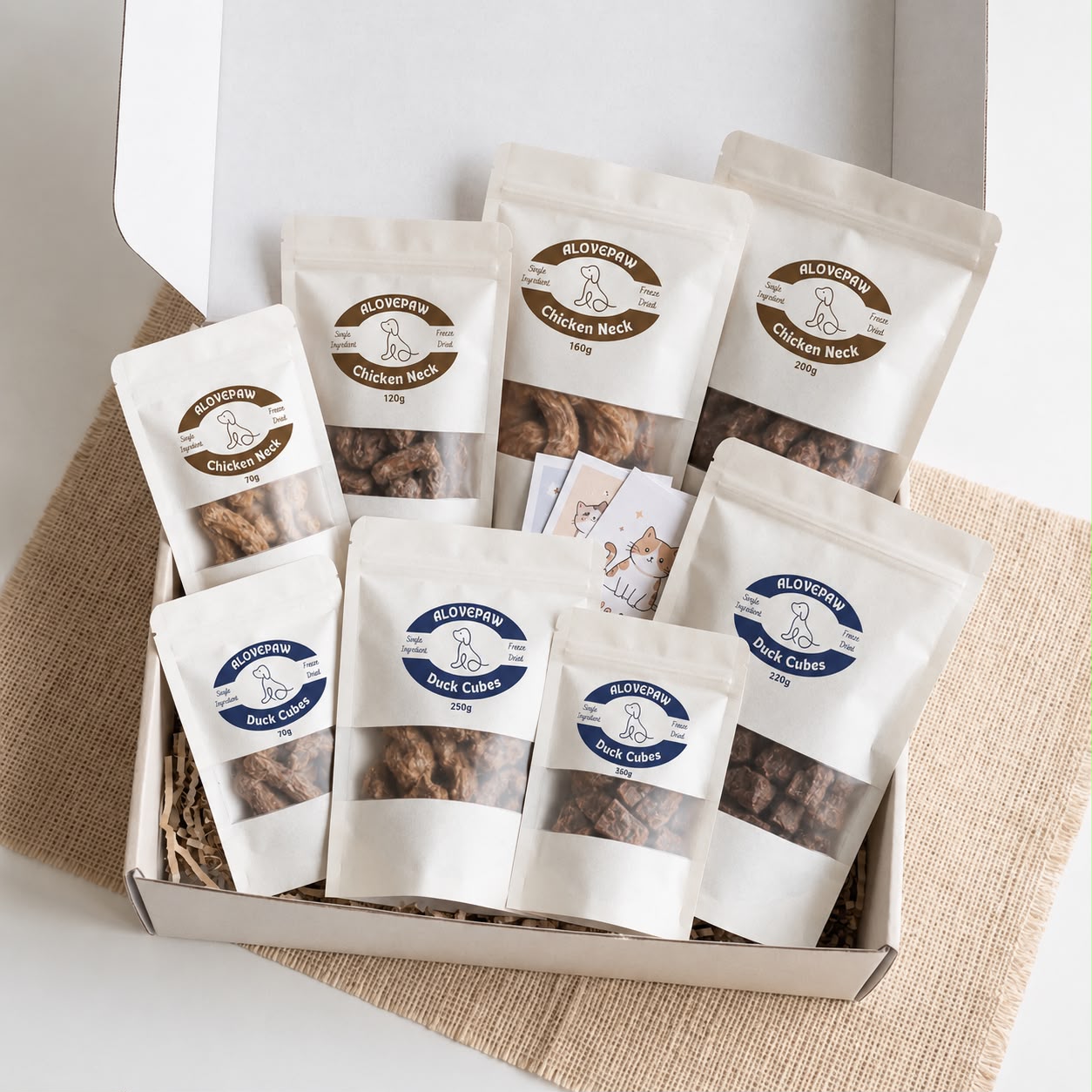 ALOVEPAW freeze dried treat assortment
